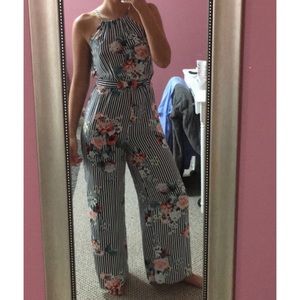 Striped flower jumpsuit from JCpenny’s